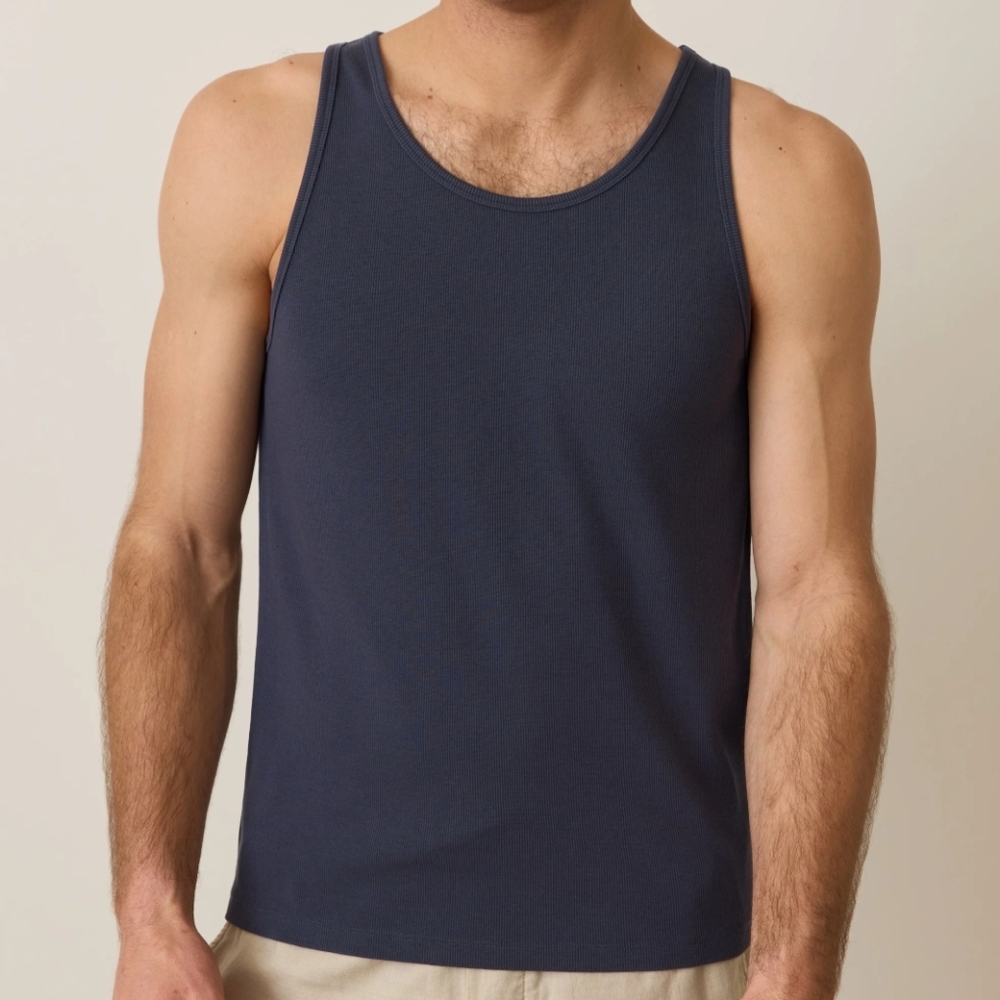 NEW MARINE LAYER carter rib tank top Lot Of 2 Men's Tank Size Large NWT - Picture 5 of 9